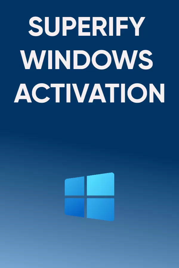 Superify Windows Products Activation